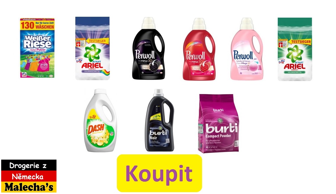 drogerie z Německa ariel gel