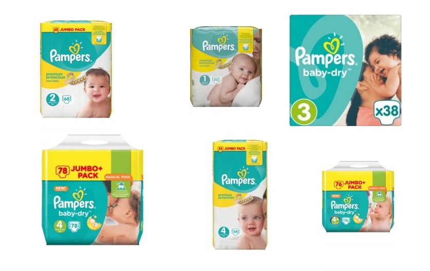 nejlevnější pleny pampers 4