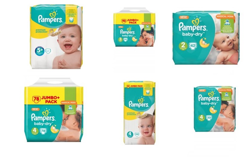 pampers sensitive (12× 56 ks)