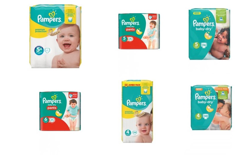 pampers active dry